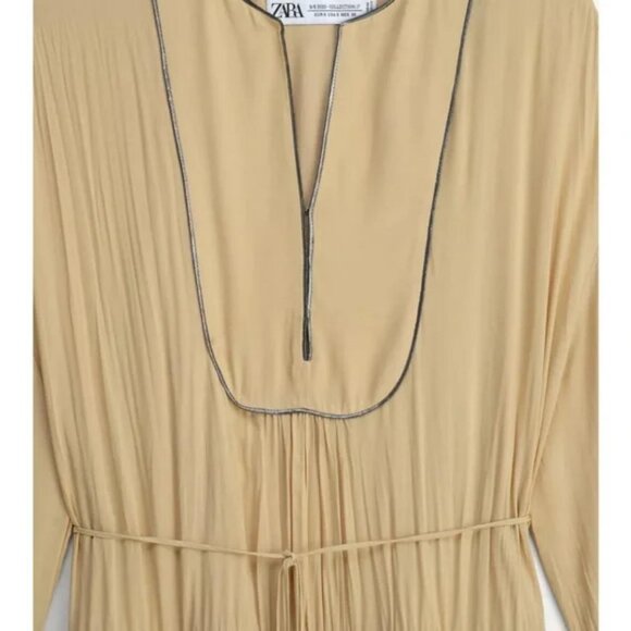 ZARA LIMITED EDITION LONG SLIT DRESS - Picture 7 of 8